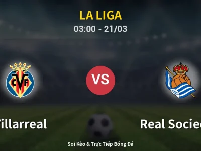 Kết Quả: Villarreal 3-1 Real Sociedad – Highlight & Bàn Thắng | La Liga