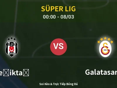 Kết Quả: Beşiktaş 0-1 Galatasaray – Highlight & Bàn Thắng | Süper Lig