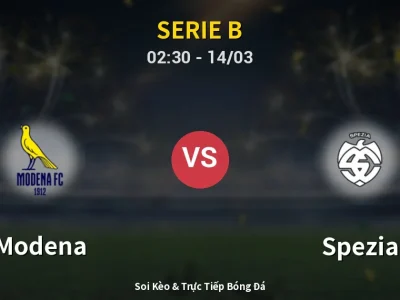 Kết Quả: Modena 3-0 Spezia – Highlight & Bàn Thắng | Serie B