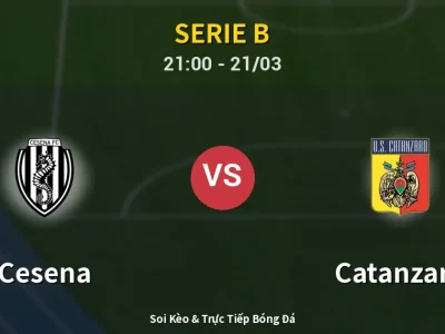 🔴 Trực Tiếp: Cesena 0-0 Catanzaro – Link Xem Serie B (Full HD)