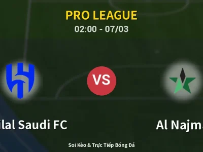 Kết Quả: Al-Hilal Saudi FC 4-0 Al Najma – Highlight & Bàn Thắng | Pro League