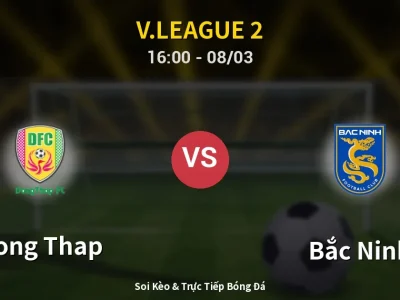 Kết Quả: Dong Thap 0-1 Bắc Ninh – Highlight & Bàn Thắng | V.League 2