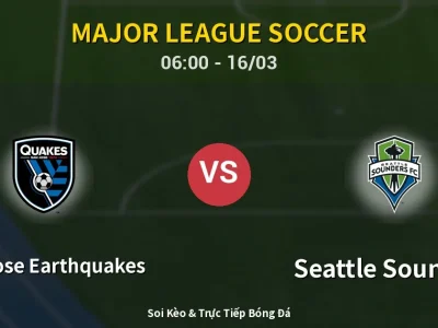 Kết Quả: San Jose Earthquakes 0-1 Seattle Sounders – Highlight & Bàn Thắng | Major League Soccer