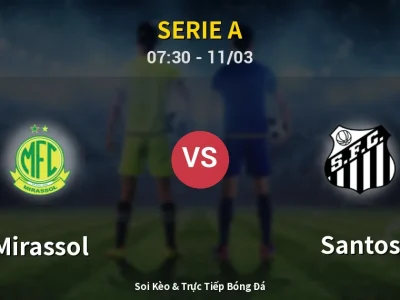 Kết Quả: Mirassol 2-2 Santos – Highlight & Bàn Thắng | Serie A