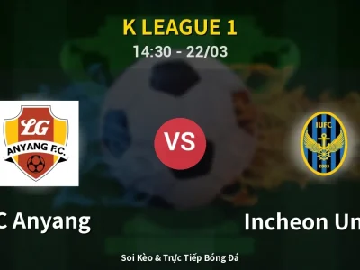 Kết Quả: FC Anyang 0-1 Incheon United – Highlight & Bàn Thắng | K League 1