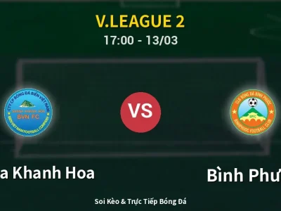 Kết Quả: Sanna Khanh Hoa 0-2 Bình Phước – Highlight & Bàn Thắng | V.League 2