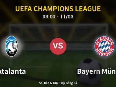 Kết Quả: Atalanta 1-6 Bayern München – Highlight & Bàn Thắng | UEFA Champions League