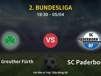Soi Kèo SpVgg Greuther Fürth vs SC Paderborn 07 – 18:30 05/04 | Nhận Định, Dự Đoán Tỷ Số