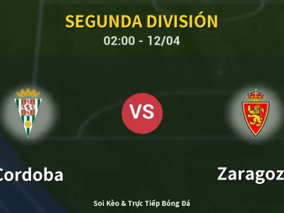Kết Quả: Cordoba 1-0 Zaragoza – Highlight & Bàn Thắng | Segunda División
