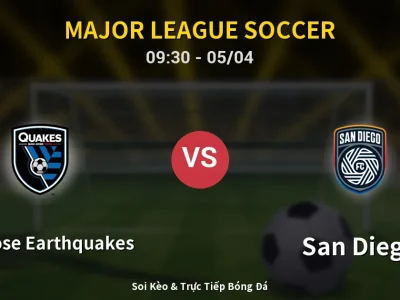 Kết Quả: San Jose Earthquakes 3-0 San Diego – Highlight & Bàn Thắng | Major League Soccer