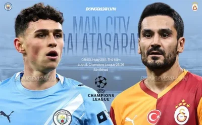 Man City vs Galatasaray: Trận đấu sinh tử, Pep Guardiola đối mặt thử thách lịch sử tại Champions League 1