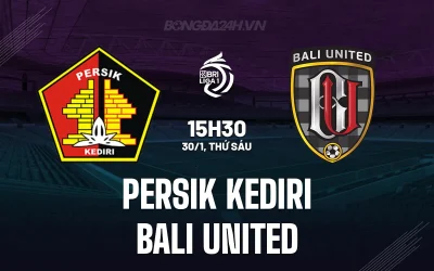 Bali United 'thảm sát' Persik Kediri? Soi kèo, dự đoán chính xác trận đấu 15h30 ngày 30/1 1